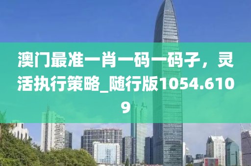澳門最準一肖一碼一碼孑，靈活執(zhí)行策略_隨行版1054.6109
