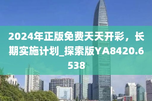 2024年正版免費(fèi)天天開彩，長期實(shí)施計(jì)劃_探索版YA8420.6538