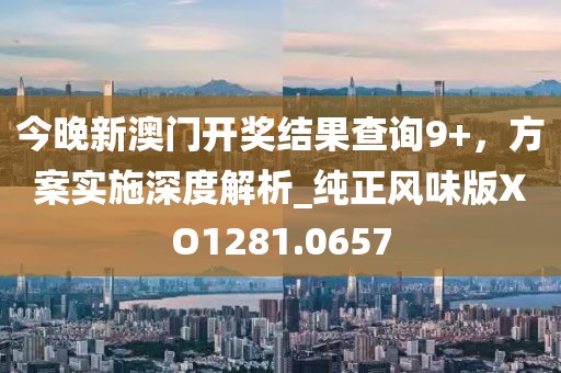 今晚新澳門開獎結果查詢9+，方案實施深度解析_純正風味版XO1281.0657