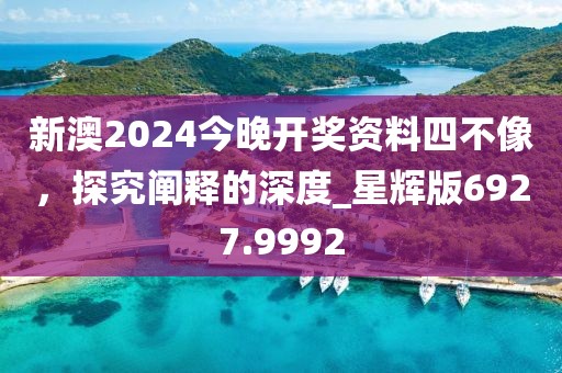 新澳2024今晚開獎資料四不像，探究闡釋的深度_星輝版6927.9992