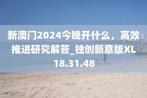 新澳門2024今晚開什么，高效推進(jìn)研究解答_獨(dú)創(chuàng)新意版XL18.31.48