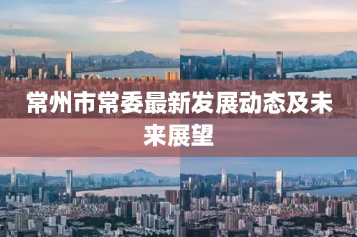 常州市常委最新發(fā)展動(dòng)態(tài)及未來(lái)展望