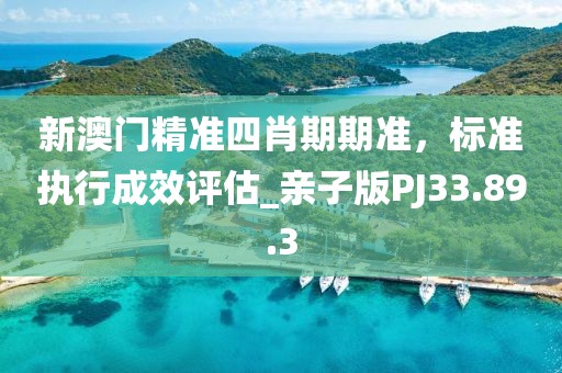 新澳門精準四肖期期準，標準執(zhí)行成效評估_親子版PJ33.89.3