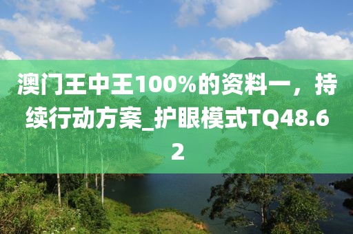 澳門王中王100%的資料一，持續(xù)行動方案_護眼模式TQ48.62