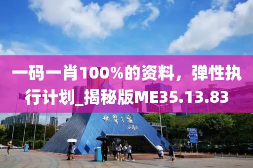 一碼一肖100%的資料，彈性執(zhí)行計(jì)劃_揭秘版ME35.13.83