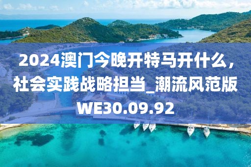 2024澳門今晚開特馬開什么，社會實(shí)踐戰(zhàn)略擔(dān)當(dāng)_潮流風(fēng)范版WE30.09.92