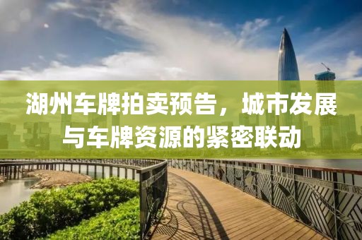 湖州車牌拍賣預(yù)告，城市發(fā)展與車牌資源的緊密聯(lián)動(dòng)