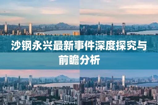 沙鋼永興最新事件深度探究與前瞻分析