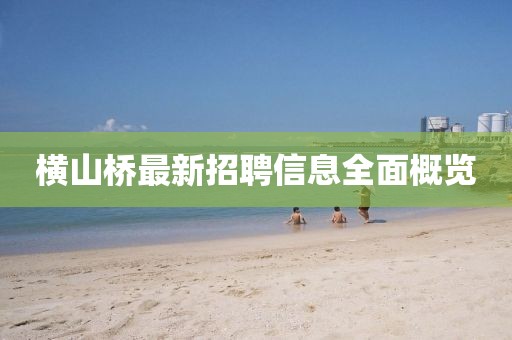 橫山橋最新招聘信息全面概覽