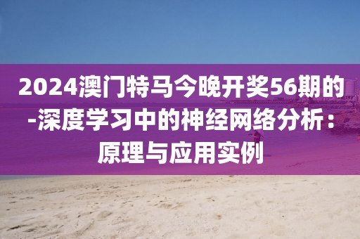 2024澳門特馬今晚開獎56期的-深度學習中的神經網絡分析：原理與應用實例