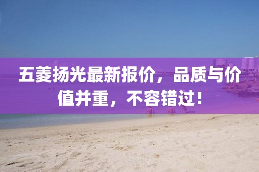 五菱揚(yáng)光最新報(bào)價(jià)，品質(zhì)與價(jià)值并重，不容錯(cuò)過(guò)！