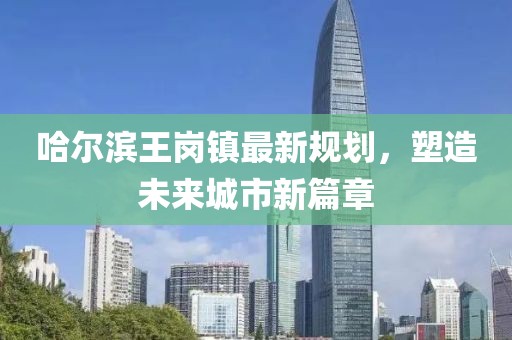 哈爾濱王崗鎮(zhèn)最新規(guī)劃，塑造未來城市新篇章