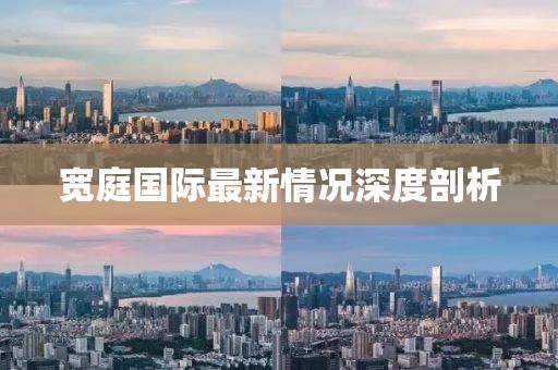 寬庭國際最新情況深度剖析