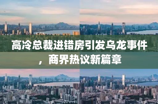高冷總裁進(jìn)錯(cuò)房引發(fā)烏龍事件，商界熱議新篇章