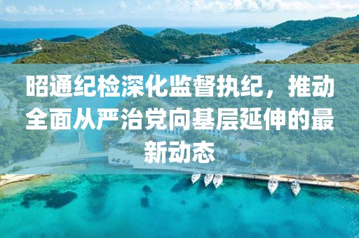 昭通紀檢深化監(jiān)督執(zhí)紀，推動全面從嚴治黨向基層延伸的最新動態(tài)