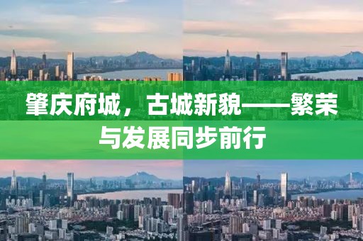 肇慶府城，古城新貌——繁榮與發(fā)展同步前行