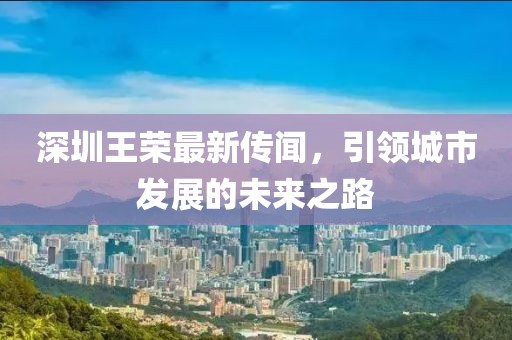 深圳王榮最新傳聞，引領(lǐng)城市發(fā)展的未來之路