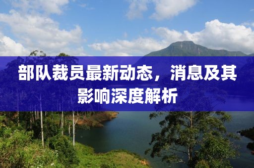 部隊(duì)裁員最新動(dòng)態(tài)，消息及其影響深度解析
