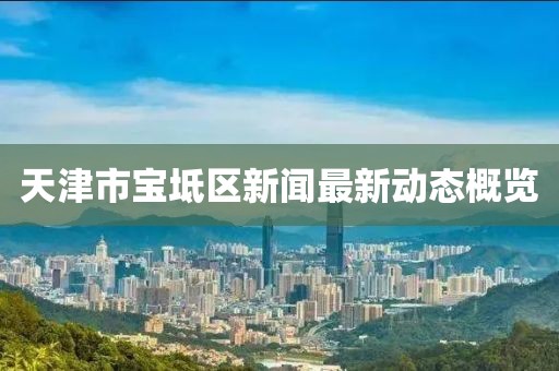 天津市寶坻區(qū)新聞最新動態(tài)概覽