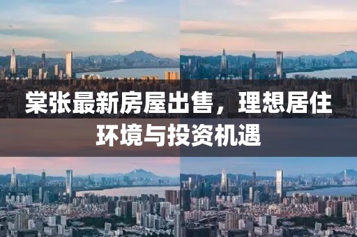 棠張最新房屋出售，理想居住環(huán)境與投資機(jī)遇