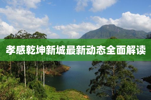孝感乾坤新城最新動(dòng)態(tài)全面解讀
