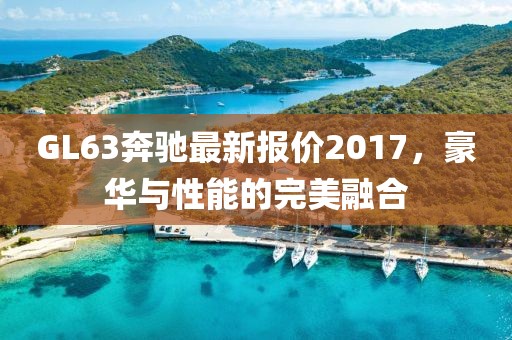 GL63奔馳最新報價2017，豪華與性能的完美融合