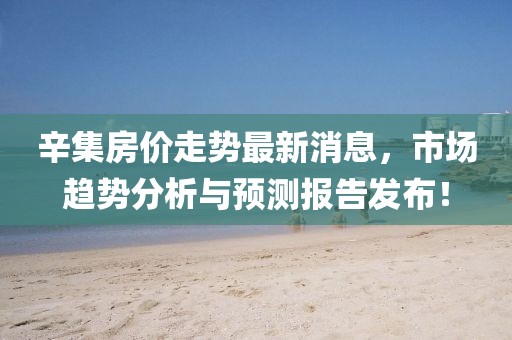 辛集房價(jià)走勢最新消息，市場趨勢分析與預(yù)測報(bào)告發(fā)布！