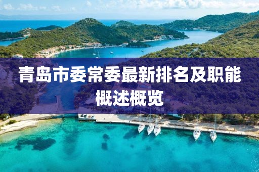 青島市委常委最新排名及職能概述概覽