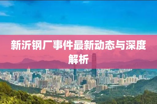 新沂鋼廠事件最新動(dòng)態(tài)與深度解析