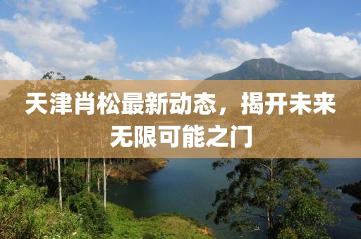 天津肖松最新動態(tài)，揭開未來無限可能之門