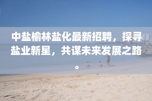 中鹽榆林鹽化最新招聘，探尋鹽業(yè)新星，共謀未來發(fā)展之路。