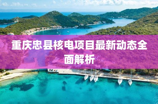 重慶忠縣核電項(xiàng)目最新動(dòng)態(tài)全面解析