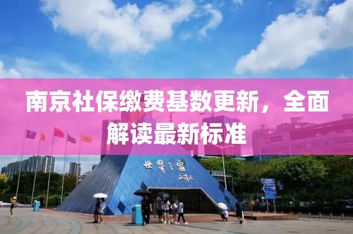 南京社保繳費基數(shù)更新，全面解讀最新標準