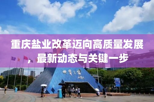 重慶鹽業(yè)改革邁向高質(zhì)量發(fā)展，最新動態(tài)與關(guān)鍵一步