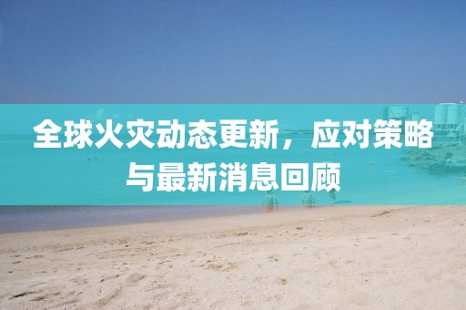 全球火災(zāi)動態(tài)更新，應(yīng)對策略與最新消息回顧