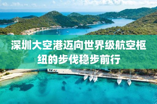 深圳大空港邁向世界級航空樞紐的步伐穩(wěn)步前行