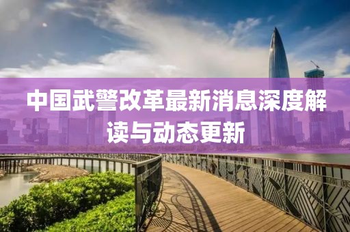 中國武警改革最新消息深度解讀與動態(tài)更新