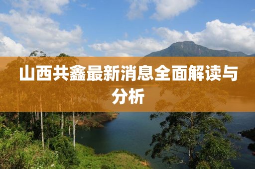 山西共鑫最新消息全面解讀與分析