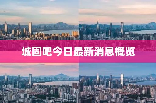 城固吧今日最新消息概覽