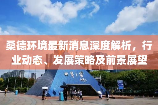 桑德環(huán)境最新消息深度解析，行業(yè)動態(tài)、發(fā)展策略及前景展望