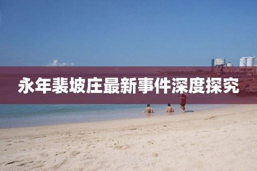 永年裴坡莊最新事件深度探究