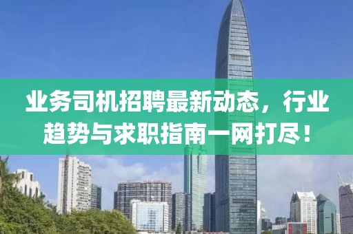 業(yè)務(wù)司機(jī)招聘最新動(dòng)態(tài)，行業(yè)趨勢與求職指南一網(wǎng)打盡！