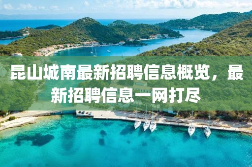 昆山城南最新招聘信息概覽，最新招聘信息一網(wǎng)打盡