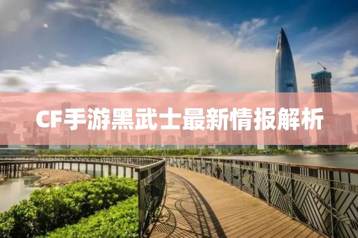CF手游黑武士最新情報(bào)解析