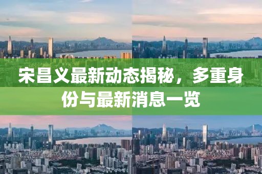 宋昌義最新動(dòng)態(tài)揭秘，多重身份與最新消息一覽