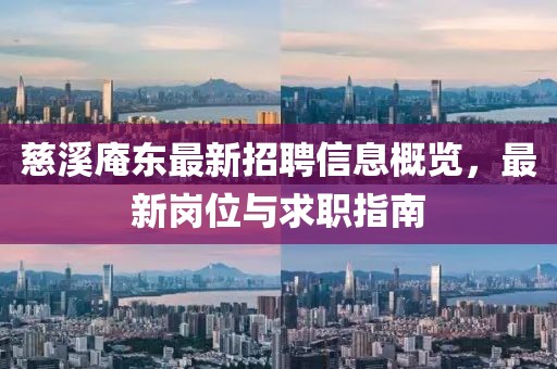 慈溪庵東最新招聘信息概覽，最新崗位與求職指南