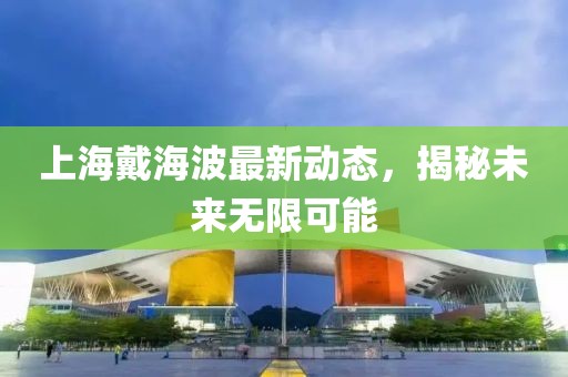上海戴海波最新動(dòng)態(tài)，揭秘未來無限可能