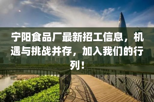 寧陽(yáng)食品廠最新招工信息，機(jī)遇與挑戰(zhàn)并存，加入我們的行列！
