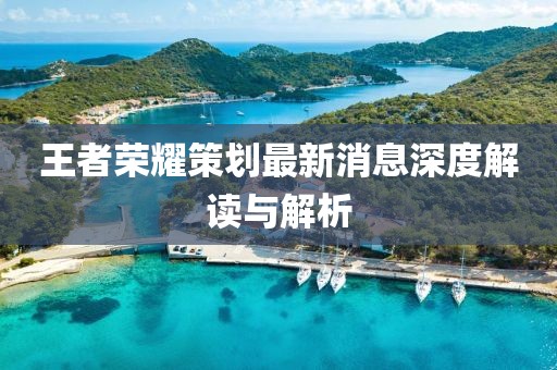 王者榮耀策劃最新消息深度解讀與解析