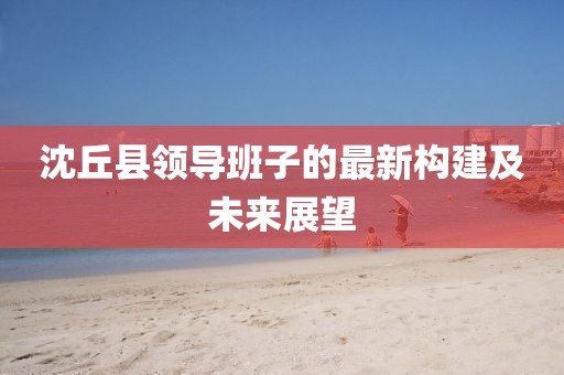 沈丘縣領(lǐng)導(dǎo)班子的最新構(gòu)建及未來展望